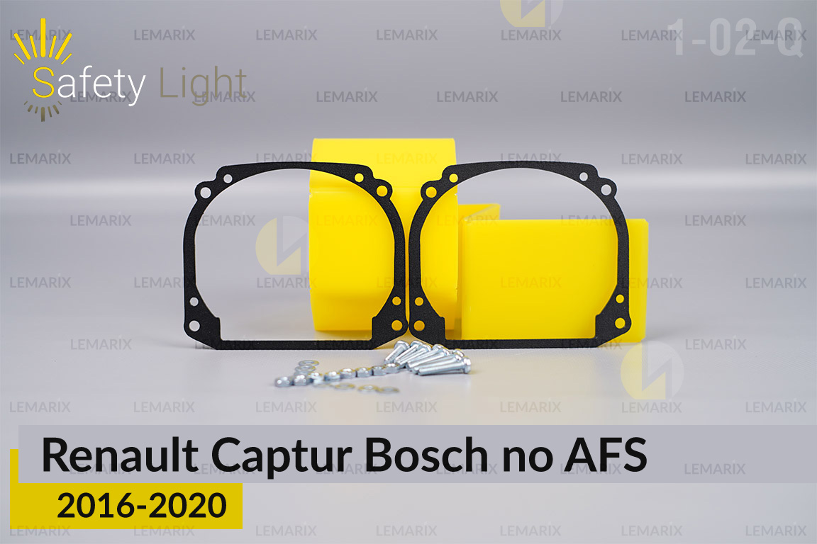 Переходная рамка для Renault Captur Bosch no AFS (2016-2020) рест