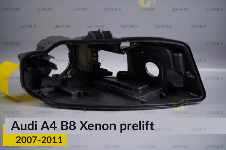 Корпус фары Audi A4 B8 Xenon (2007-2011) дорест правый