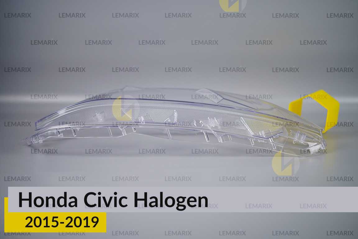 Стекло фары Honda Civic Halogen (2015-2019) правое