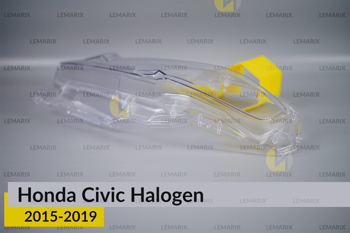 Стекло фары Honda Civic Halogen (2015-2019) правое