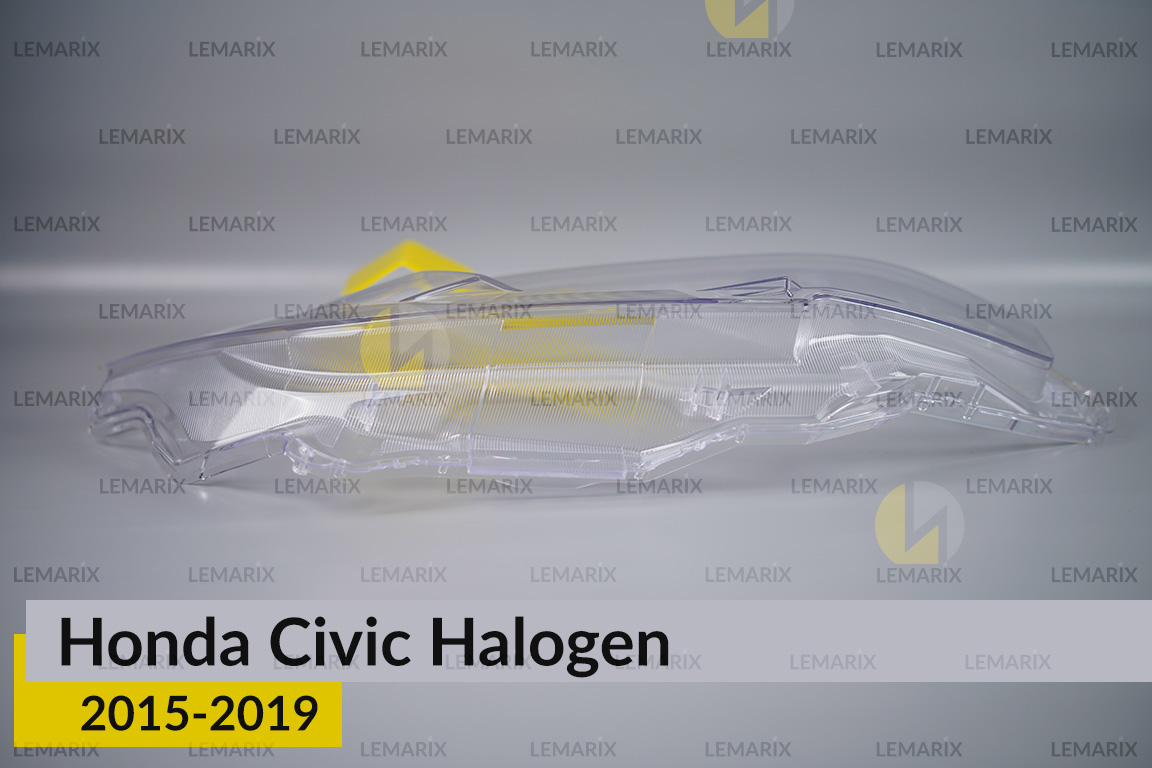 Стекло фары Honda Civic Halogen (2015-2019) правое