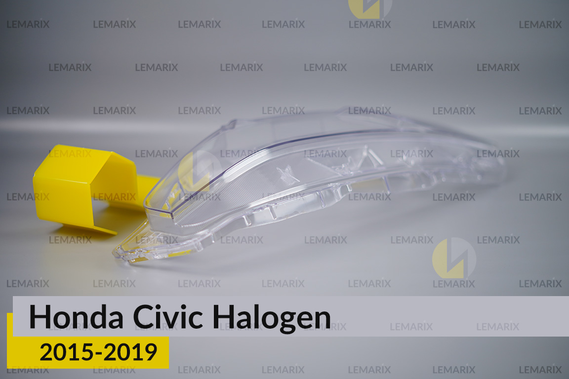 Стекло фары Honda Civic Halogen (2015-2019) правое