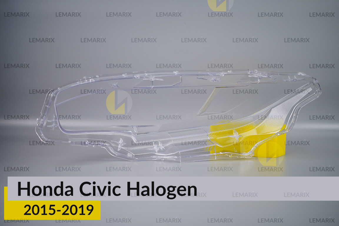 Стекло фары Honda Civic Halogen (2015-2019) правое