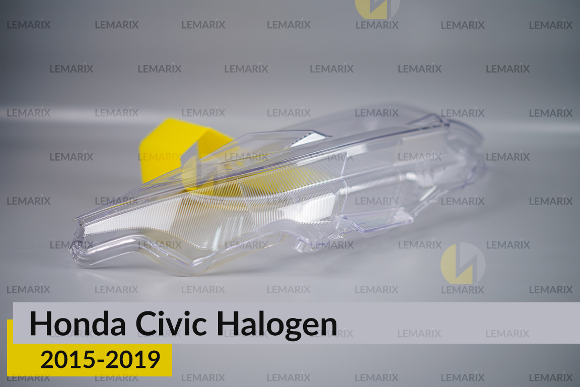 Стекло фары Honda Civic Halogen (2015-2019) правое