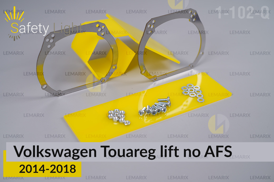 Переходная рамка для VW Volkswagen Touareg no AFS (2014-2018) рест
