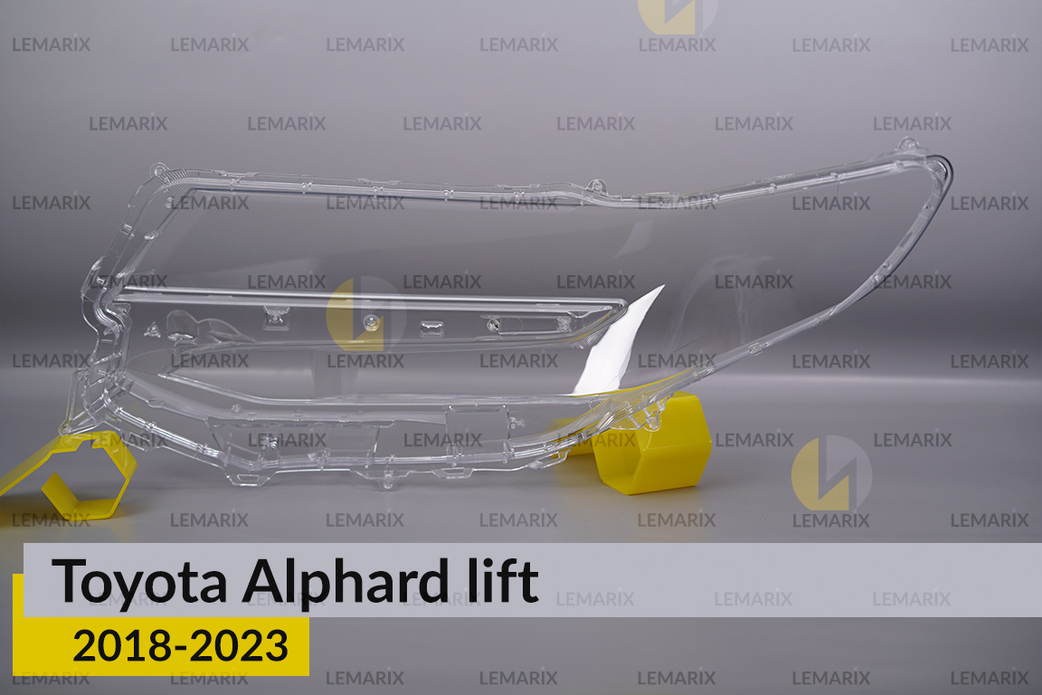 Скло фари Toyota Alphard AH30 (2018-2023) рест праве