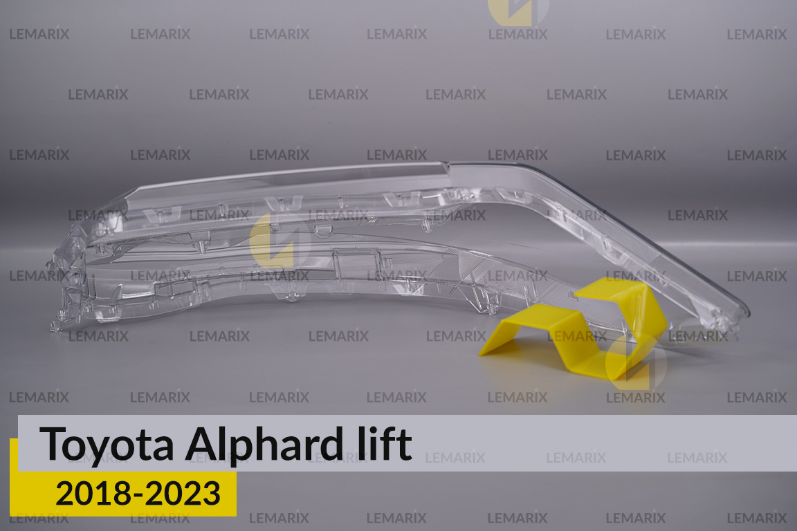 Скло фари Toyota Alphard AH30 (2018-2023) рест праве