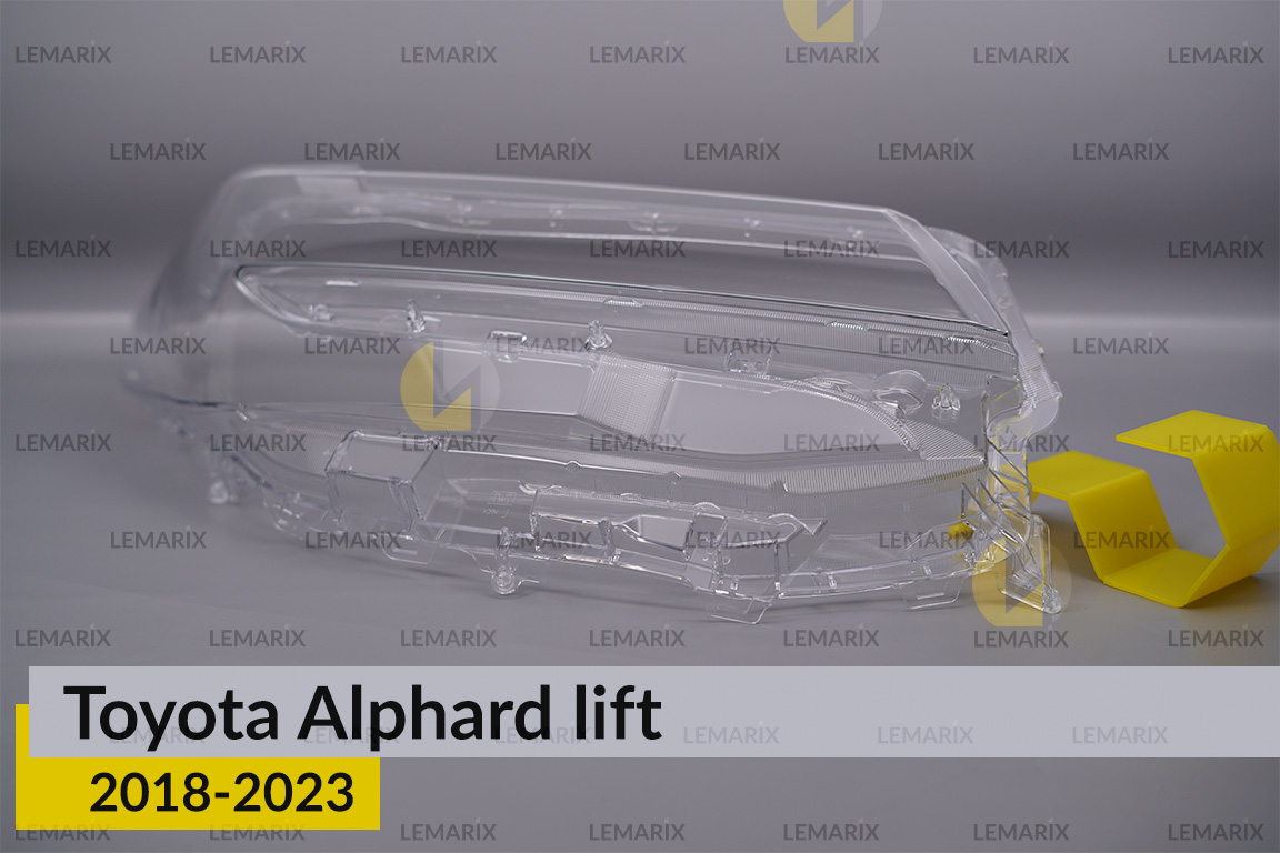 Скло фари Toyota Alphard AH30 (2018-2023) рест праве