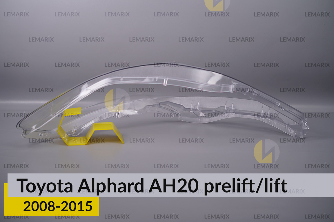 Скло фари Toyota Alphard AH20 (2008-2015) рест/дорест ліве