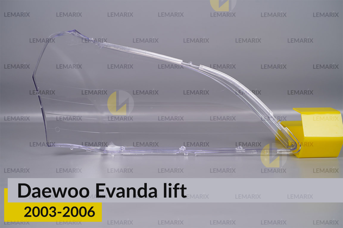 Скло фари Daewoo Evanda (2003-2006) рест ліве