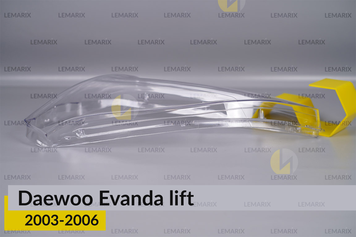 Скло фари Daewoo Evanda (2003-2006) рест ліве
