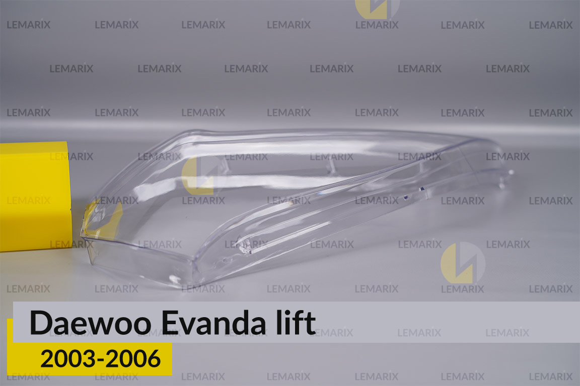 Скло фари Daewoo Evanda (2003-2006) рест ліве