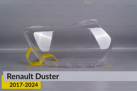 Стекло фары Renault Duster LED (2017-2024) правое
