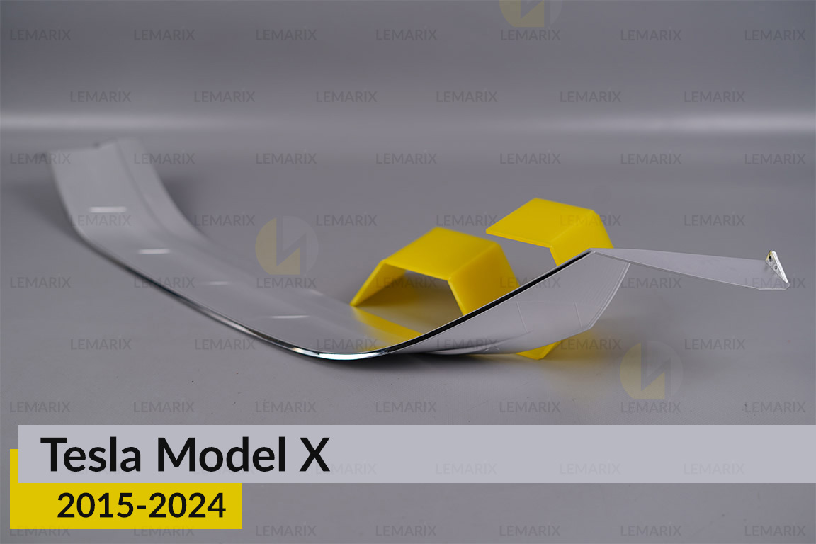 Хромована декоративна маска нижня Tesla Model X (2015-2024) ліва