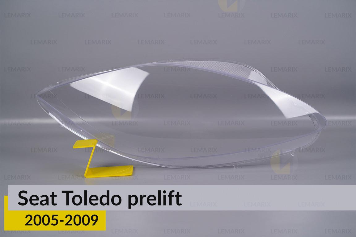Стекло фары Seat Toledo (2005-2009) дорест правое