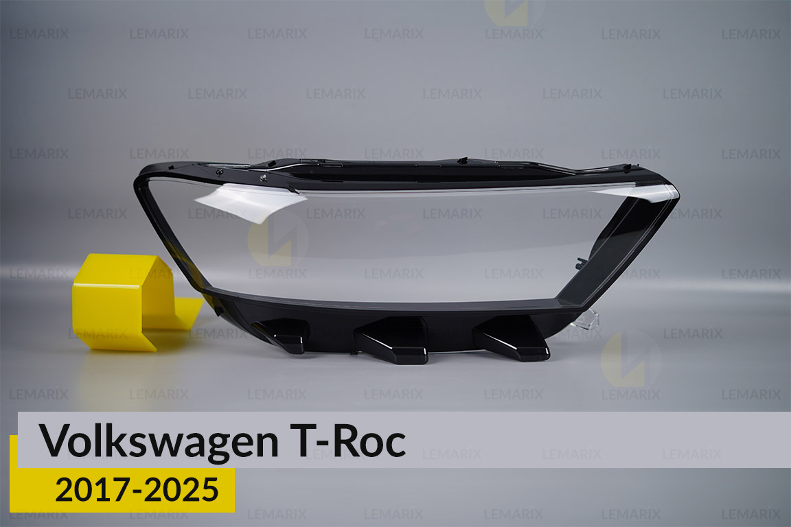 Скло фари VW Volkswagen T-Roc Full LED (2017-2025) дорест праве