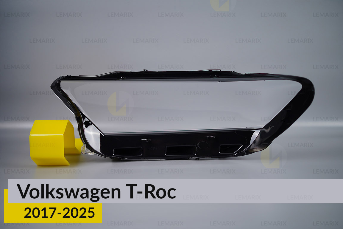 Скло фари VW Volkswagen T-Roc Full LED (2017-2025) дорест праве