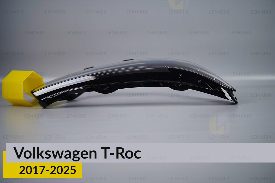 Скло фари VW Volkswagen T-Roc Full LED (2017-2025) дорест праве