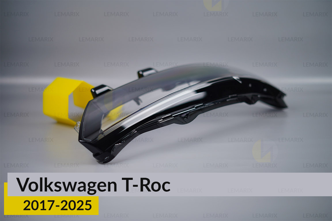 Скло фари VW Volkswagen T-Roc Full LED (2017-2025) дорест праве