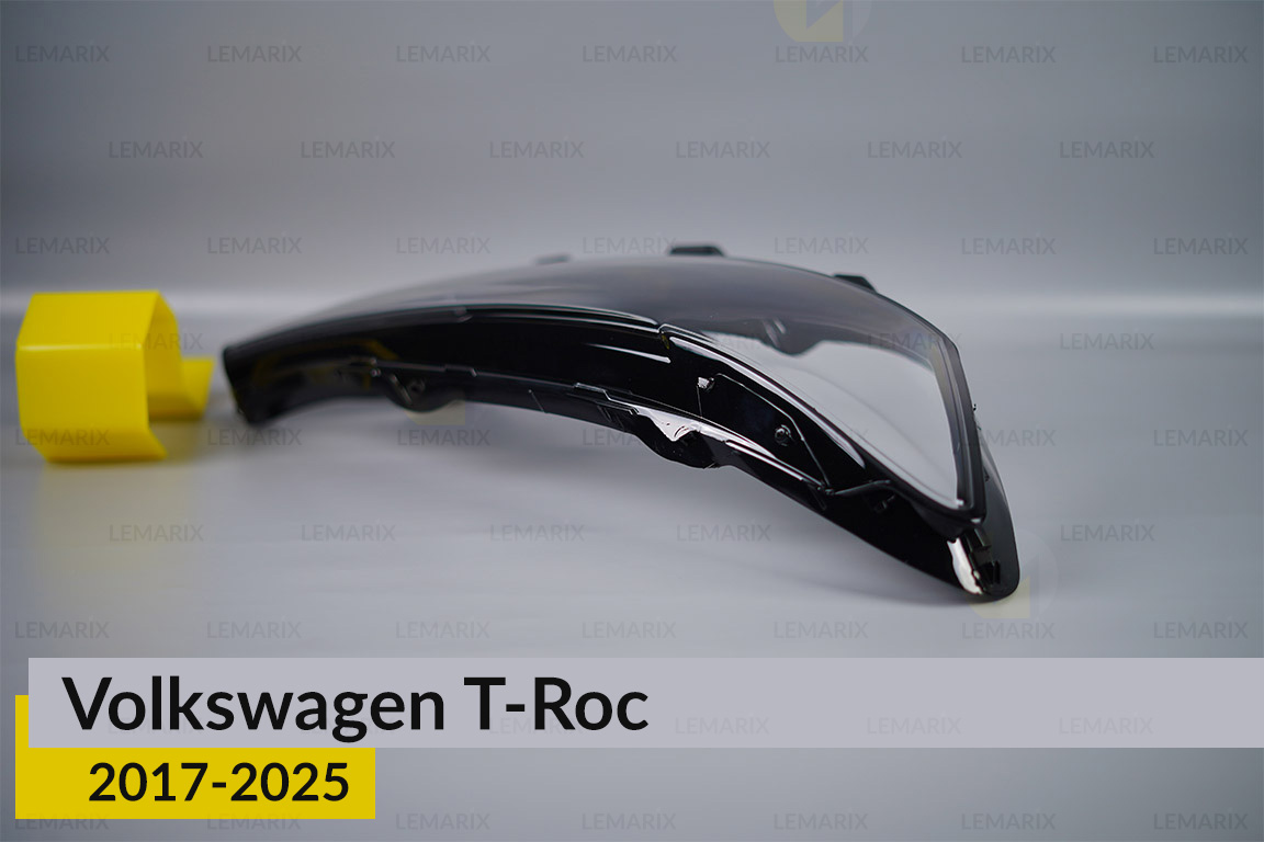 Скло фари VW Volkswagen T-Roc Full LED (2017-2025) дорест праве