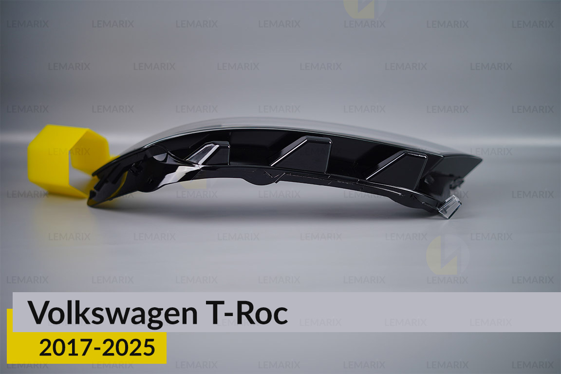 Скло фари VW Volkswagen T-Roc Full LED (2017-2025) дорест праве