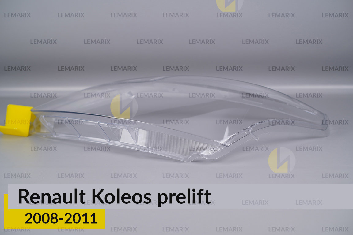 Скло фари Renault Koleos (2008-2011) дорест ліве