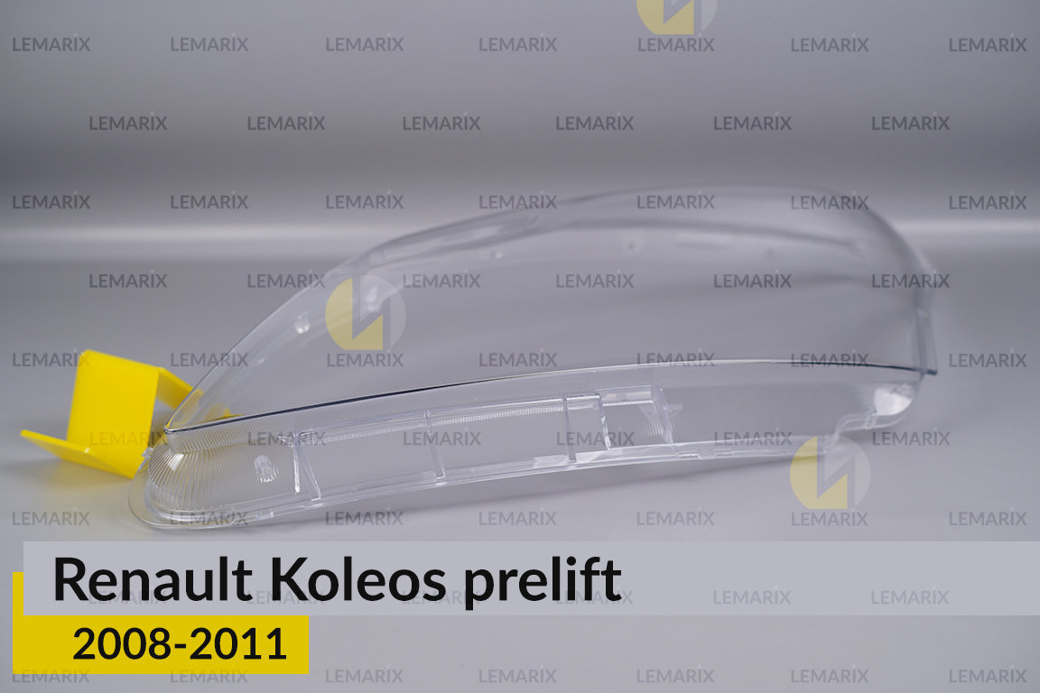 Скло фари Renault Koleos (2008-2011) дорест ліве