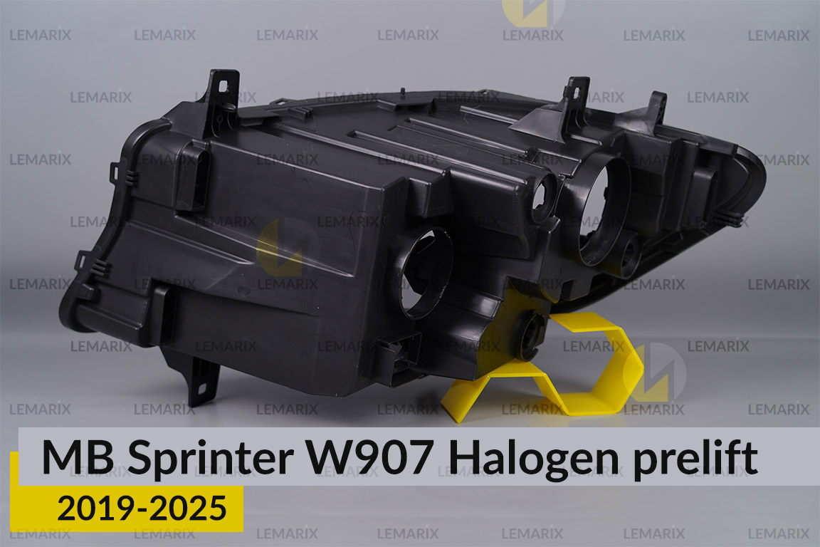 Корпус фары Mercedes-Benz Sprinter W907 Halogen (2019-2026) дорест правый