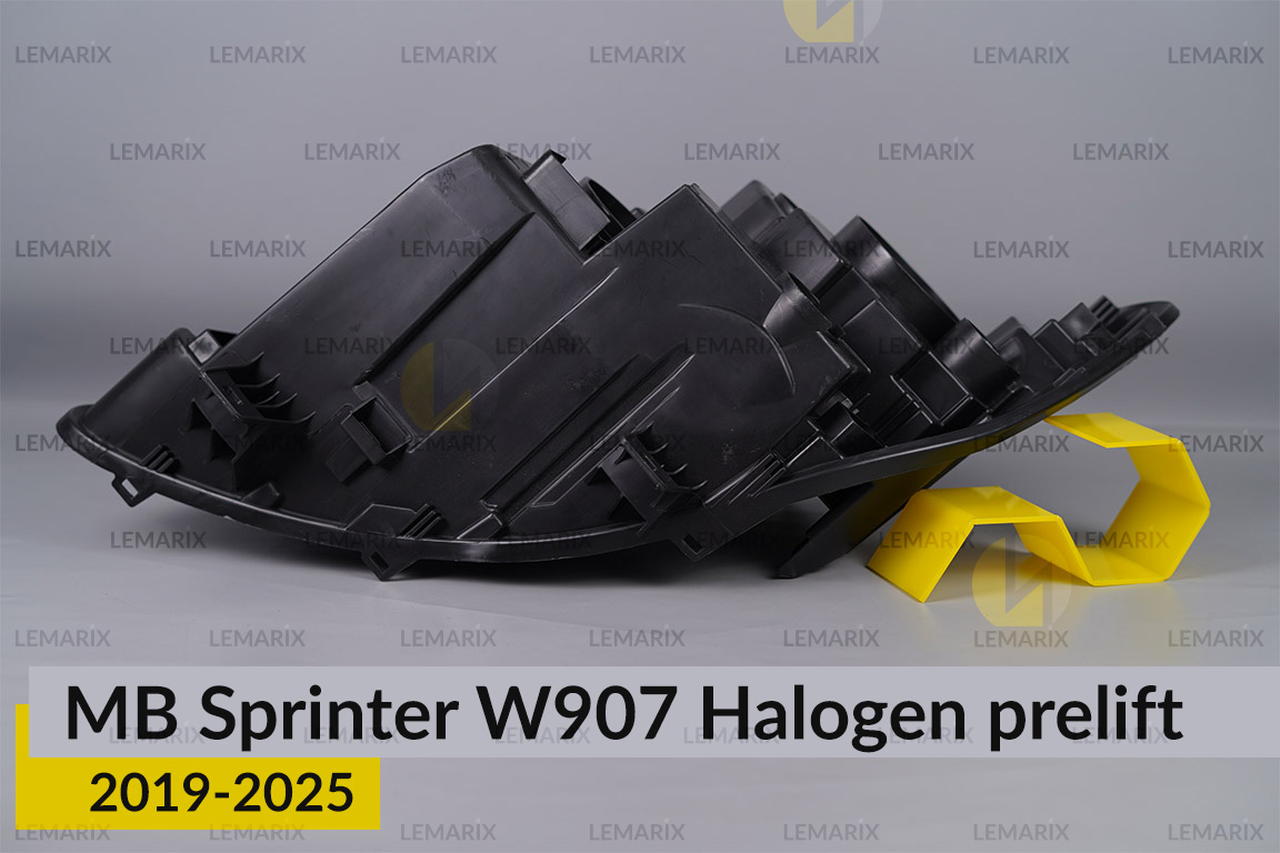 Корпус фары Mercedes-Benz Sprinter W907 Halogen (2019-2026) дорест правый