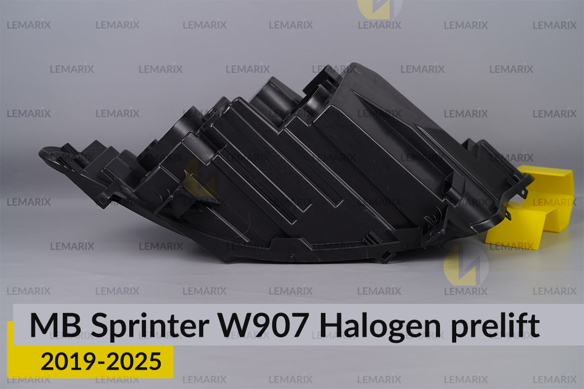 Корпус фары Mercedes-Benz Sprinter W907 Halogen (2019-2026) дорест правый