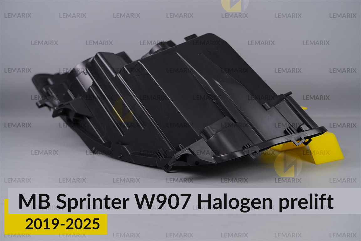 Корпус фары Mercedes-Benz Sprinter W907 Halogen (2019-2026) дорест правый