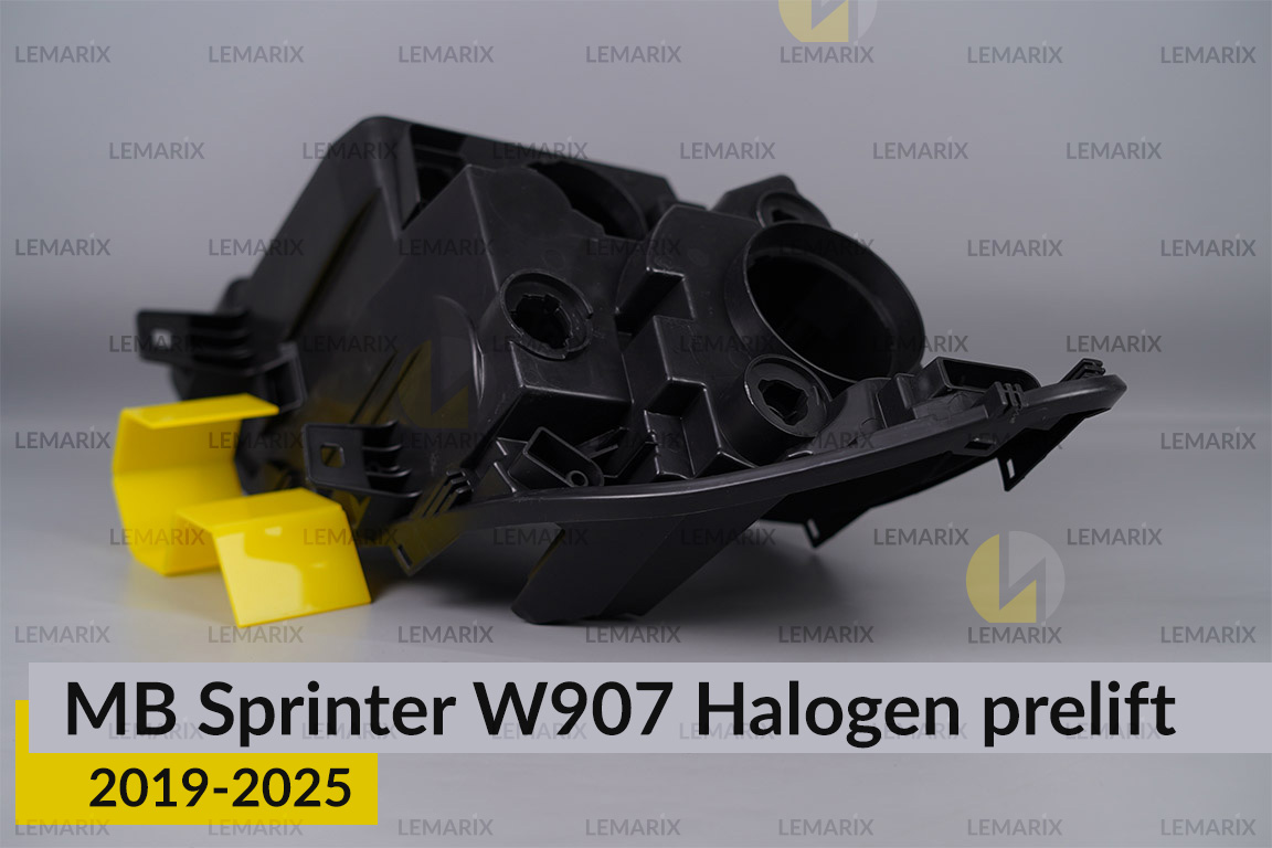 Корпус фары Mercedes-Benz Sprinter W907 Halogen (2019-2026) дорест правый