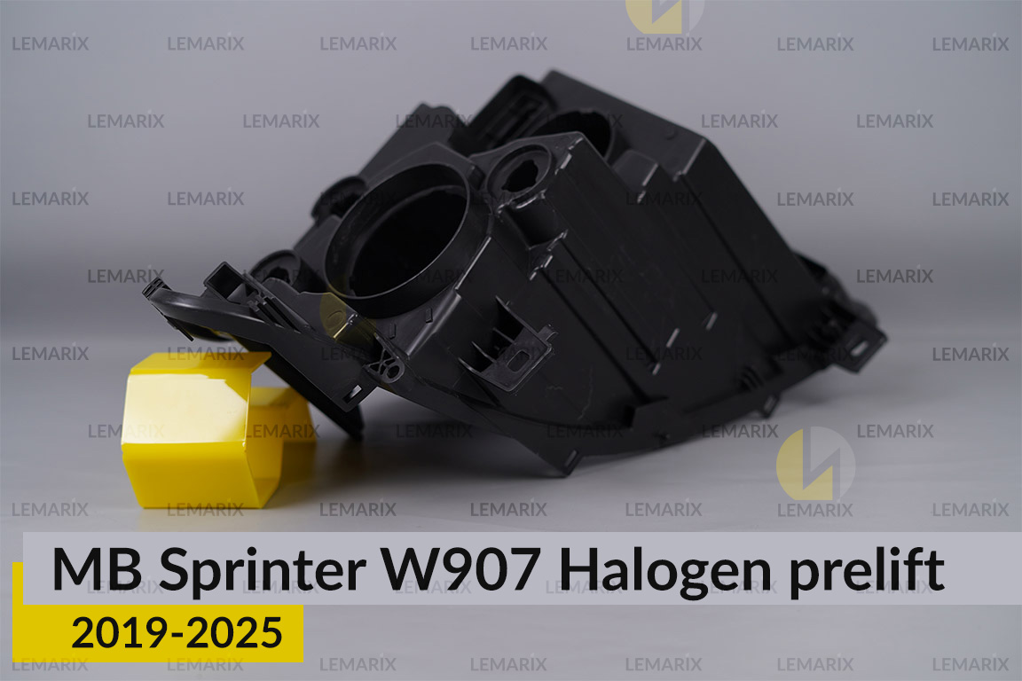 Корпус фары Mercedes-Benz Sprinter W907 Halogen (2019-2026) дорест правый