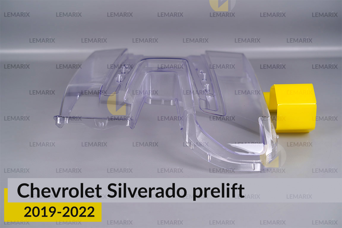 Стекло фары Chevrolet Silverado (2019-2022) дорест левое