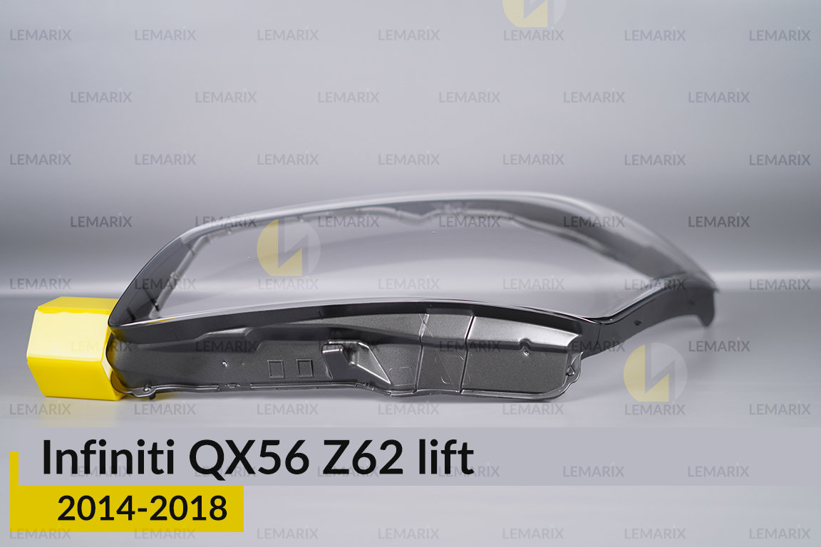 Скло фари Infiniti QX56 Z62 (2014-2018) рест ліве