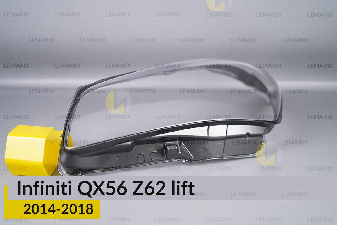 Скло фари Infiniti QX56 Z62 (2014-2018) рест ліве