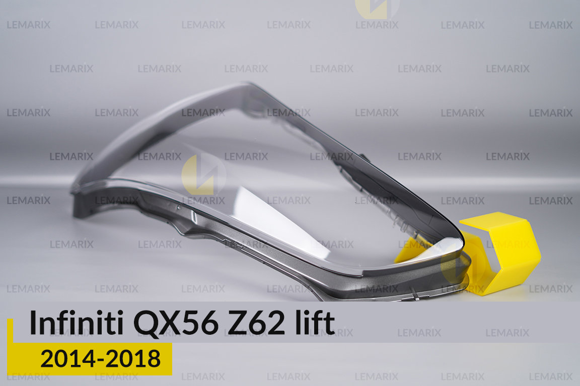 Скло фари Infiniti QX56 Z62 (2014-2018) рест ліве