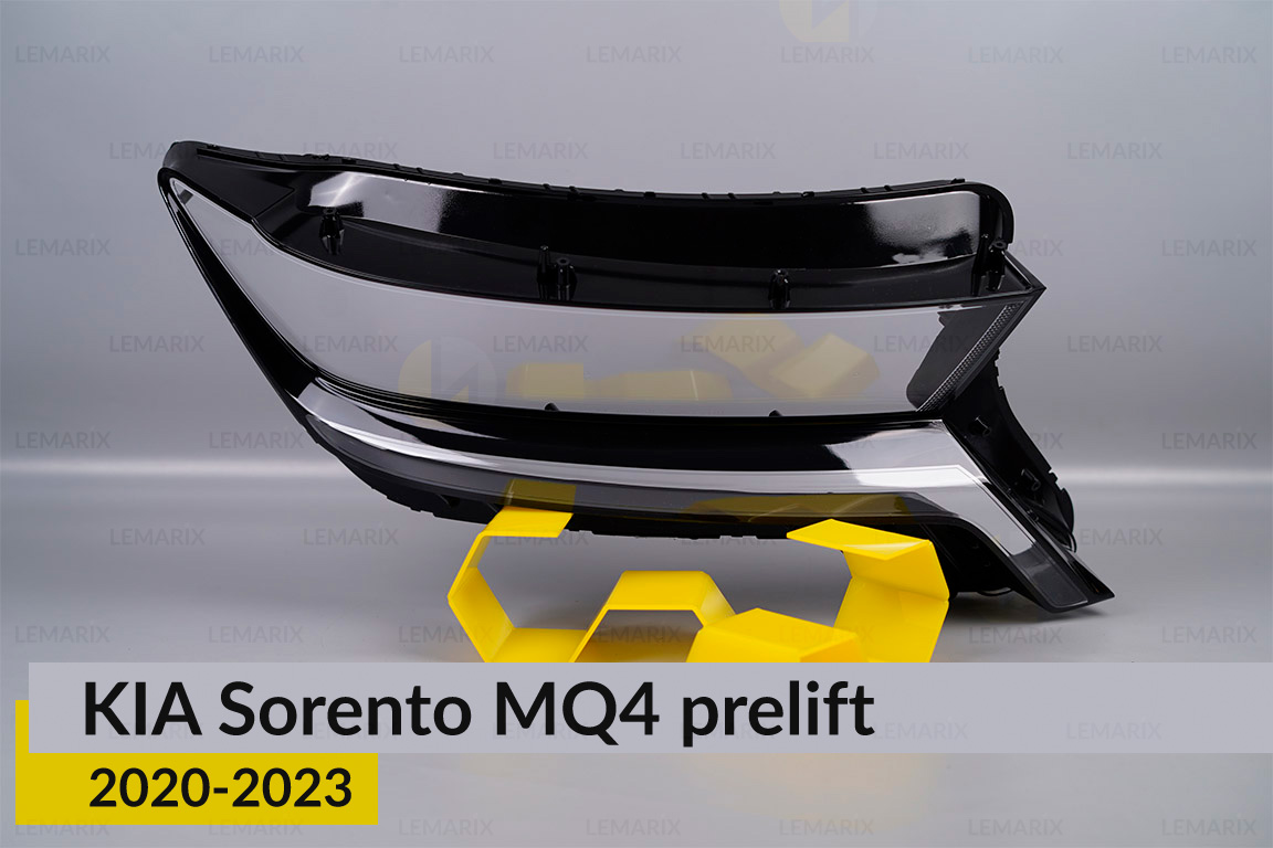 Стекло фары KIA Sorento MQ4 USA (2020-2023) дорест правое