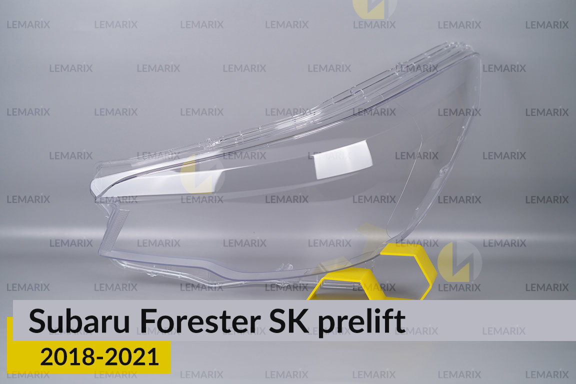 Стекло фары Subaru Forester SK (2018-2021) дорест левое