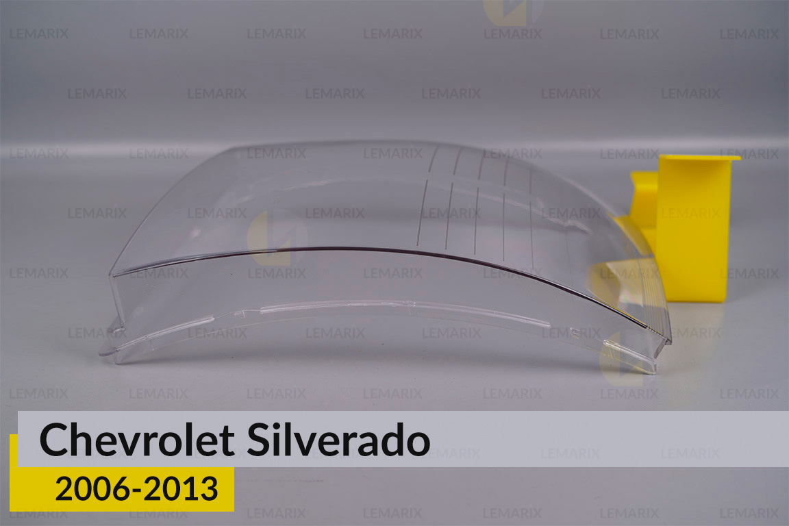 Стекло фары Chevrolet Silverado (2006-2013) левое