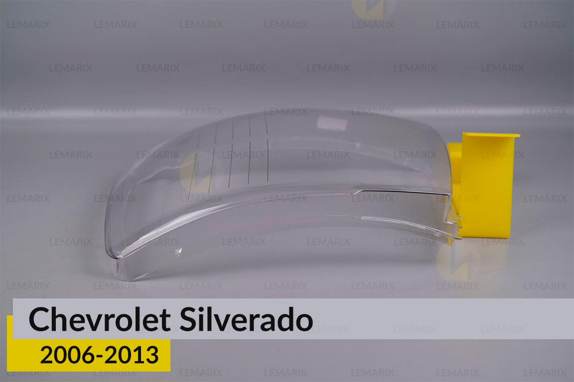 Стекло фары Chevrolet Silverado (2006-2013) левое