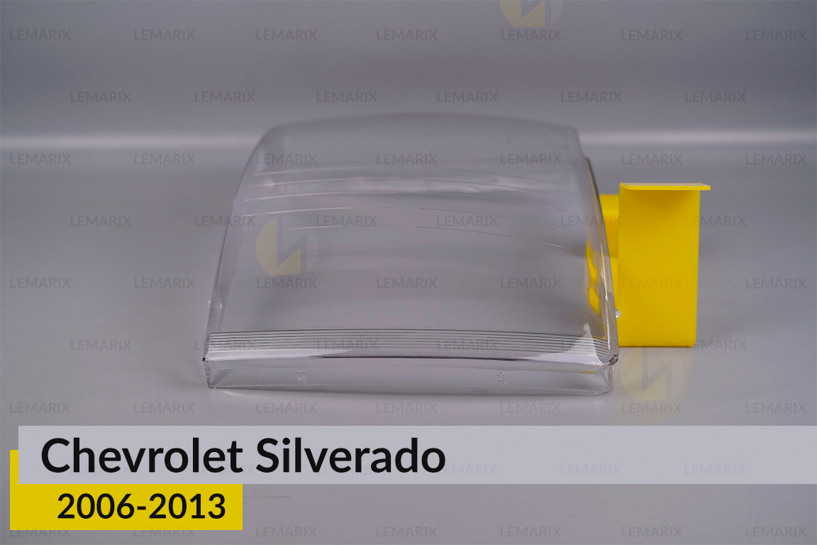 Стекло фары Chevrolet Silverado (2006-2013) левое
