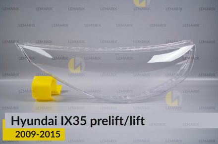 Скло фари Hyundai IX35 (2009-2015) дорест/рест праве