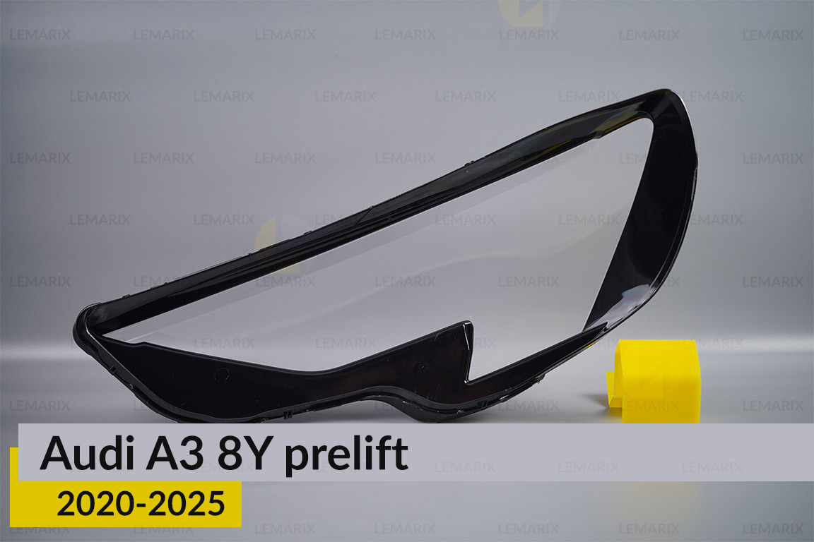 Скло фари Audi A3 8Y (2020-2026) дорест праве