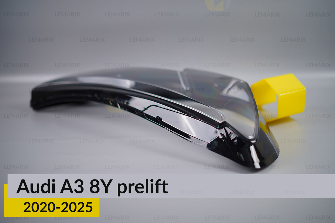 Скло фари Audi A3 8Y (2020-2026) дорест праве