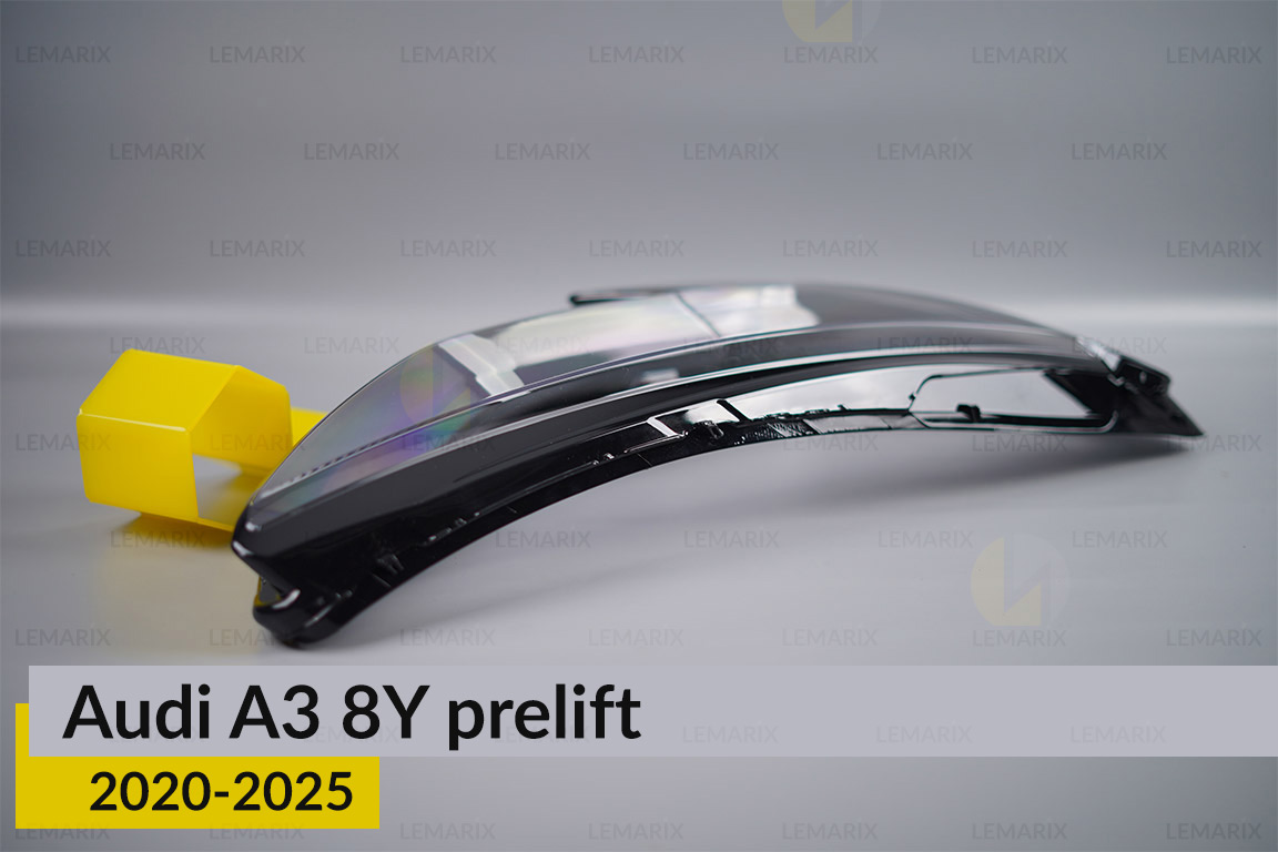 Скло фари Audi A3 8Y (2020-2026) дорест праве
