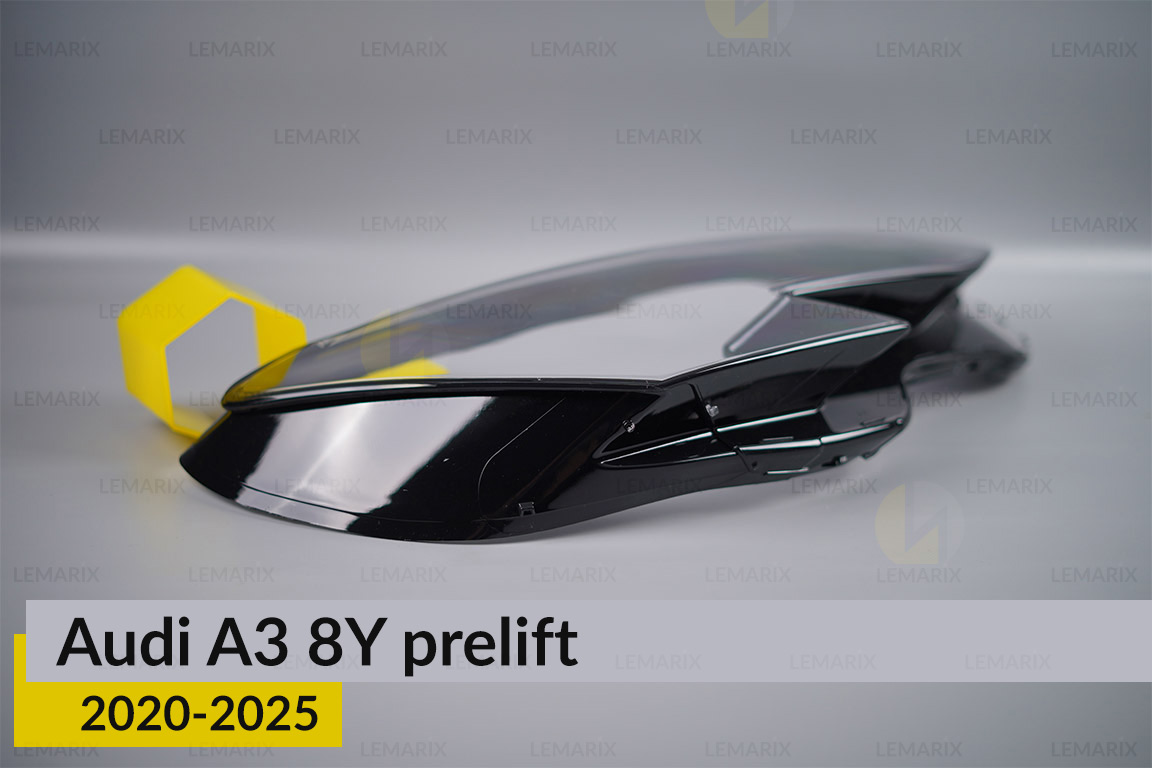 Скло фари Audi A3 8Y (2020-2026) дорест праве