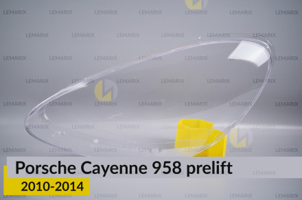 Стекло фары Porsche Cayenne 958 (2010-2014) дорест левое