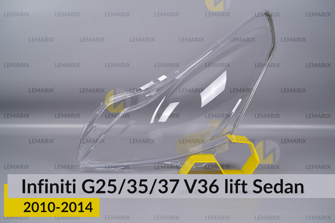 Стекло фары Infiniti G25/35/37 V36 Sedan (2010-2014) рест левое