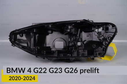 Корпус фари BMW 4 G22 G23 G26 (2020-2024) дорест лівий